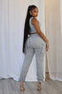 Gaga Piping Detail Zip-Up Top & Pants SET